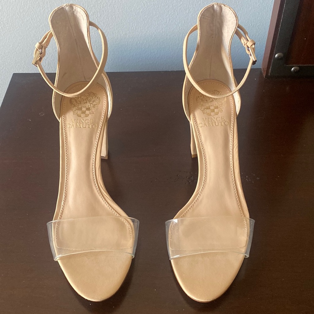 Vince Camuto Ankle Strap Heels - New! Size 8.5